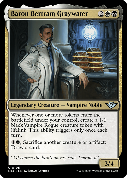 Baron Bertram Graywater (OTJ-195) (Foil)