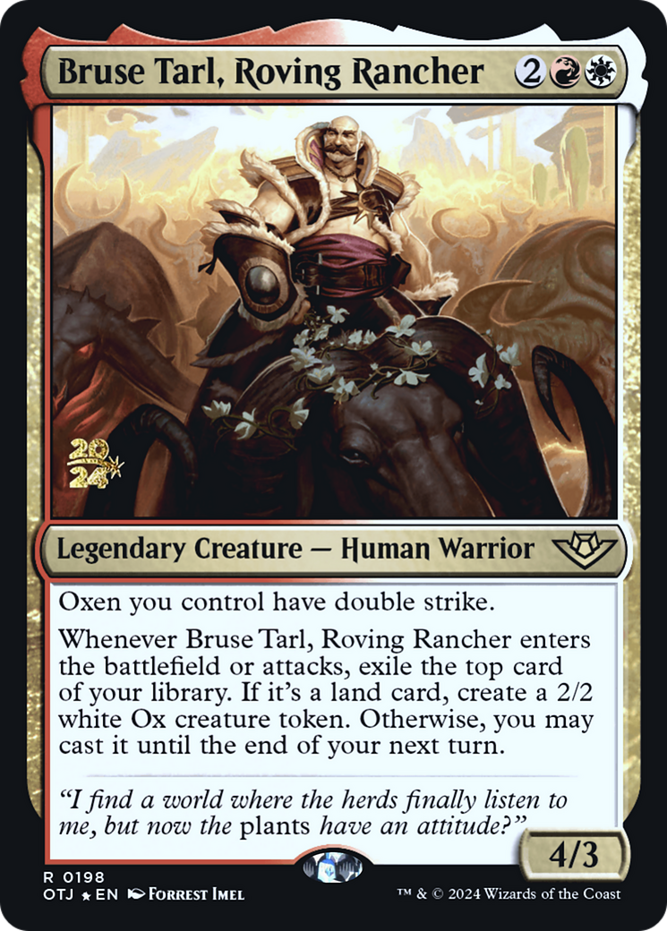 Bruse Tarl, Roving Rancher (PRE-198S) (Foil)