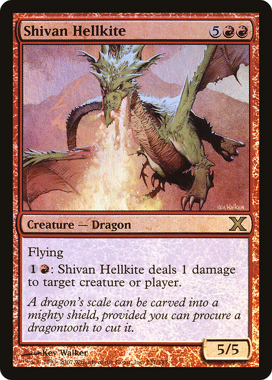 Shivan Hellkite (10E-231★) (Foil)