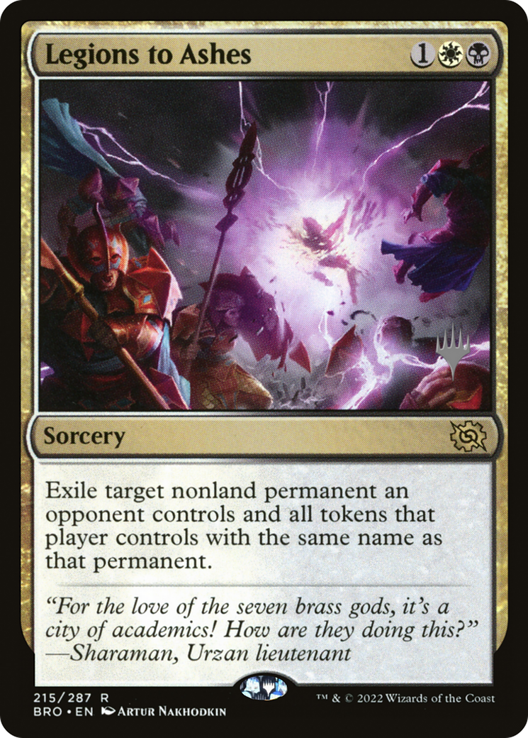 Legions to Ashes (PPBRO-215P) (Foil)