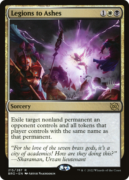 Legions to Ashes (PPBRO-215P) (Foil)