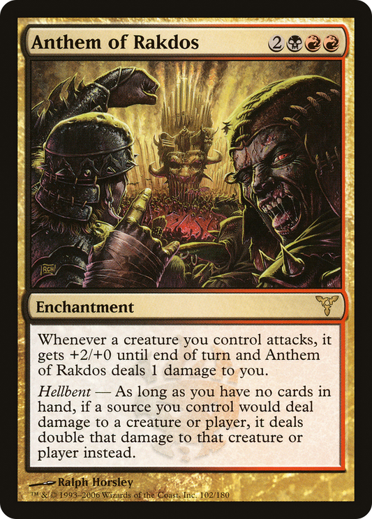 Anthem of Rakdos (DIS-102) (Foil)