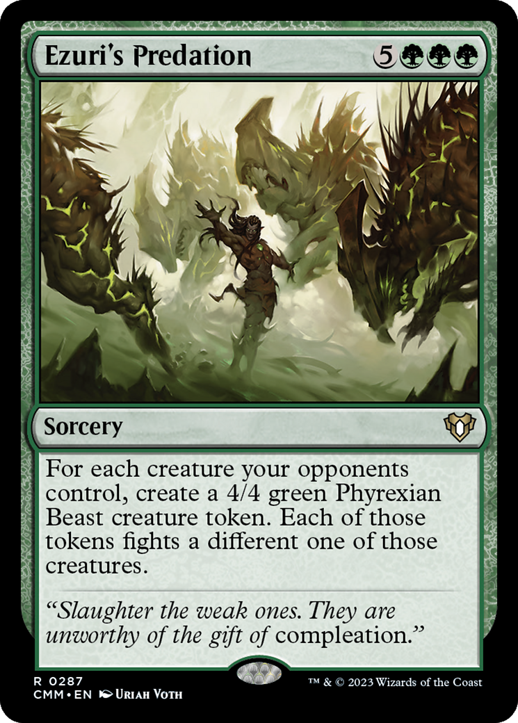 Ezuri's Predation (CMM-287) (Foil)