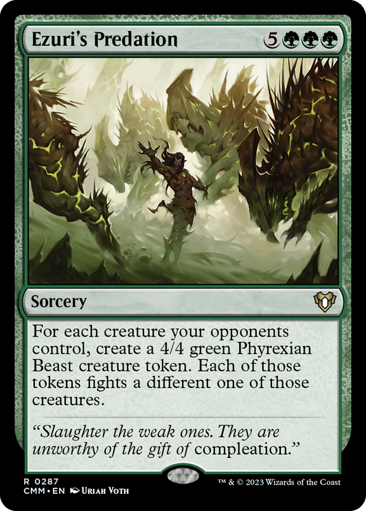 Ezuri's Predation (CMM-287) (Foil)