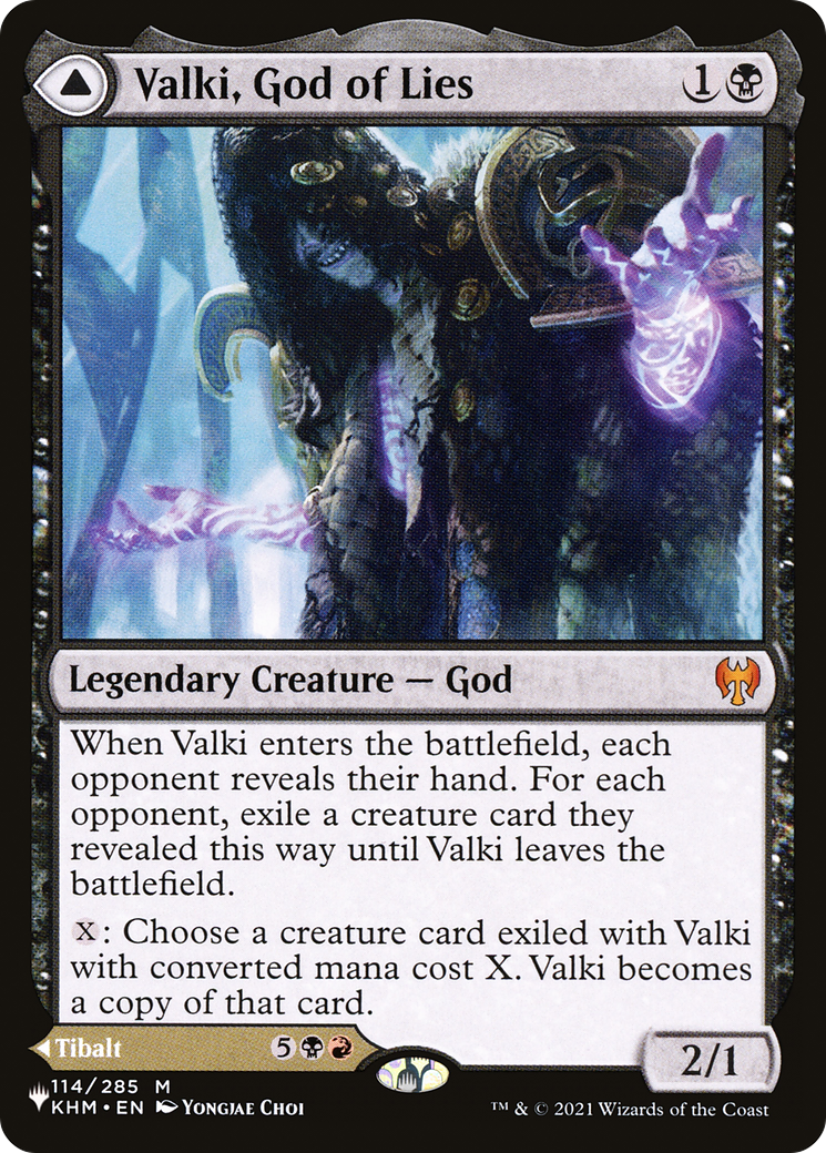 Valki, God of Lies // Tibalt, Cosmic Impostor (LIST-KHM-114)
