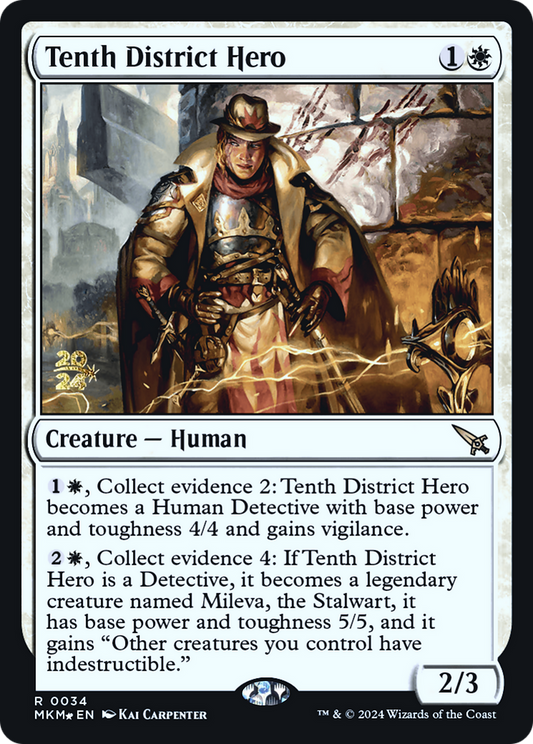 Tenth District Hero (PRE-34S) (Foil)
