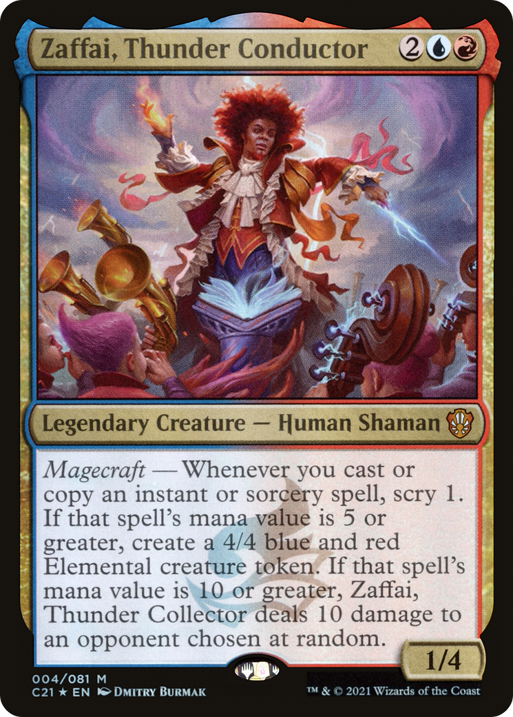 Zaffai, Thunder Conductor (C21-004) (Foil)