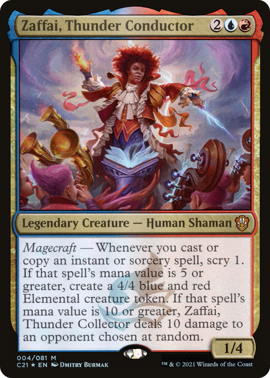Zaffai, Thunder Conductor (C21-004) (Foil)