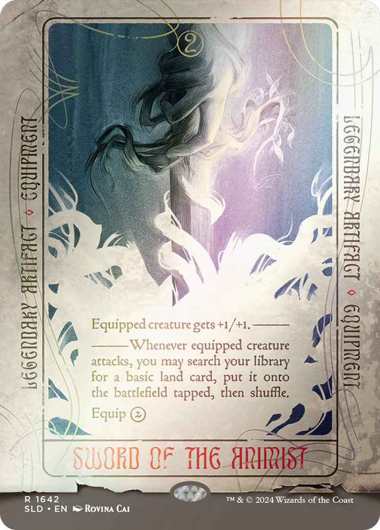 Sword of the Animist (SLD-1642★) (Borderless) (Foil)