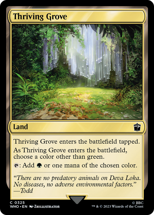 Thriving Grove (WHO-325) (Foil)