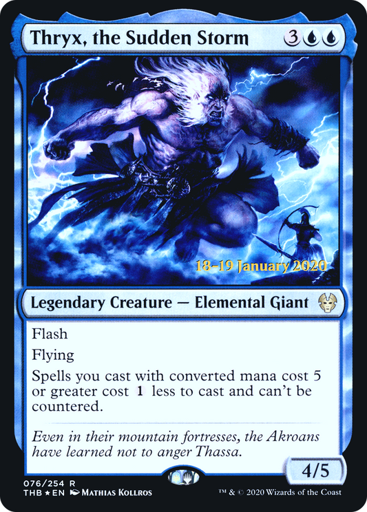 Thryx, the Sudden Storm (PRE-76S) (Foil)