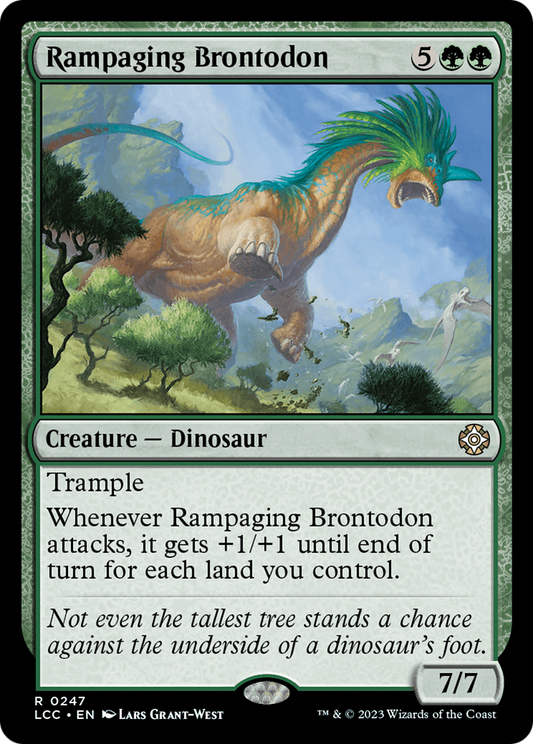 Rampaging Brontodon (LCC-247)