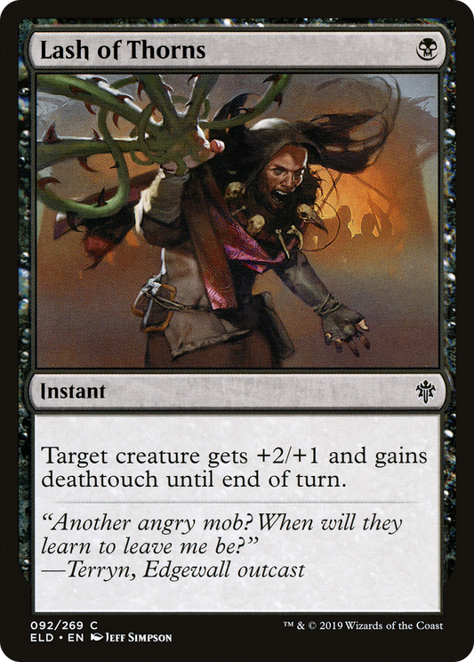 Lash of Thorns (ELD-092) (Foil)
