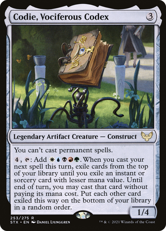 Codie, Vociferous Codex (STX-253) (Foil)