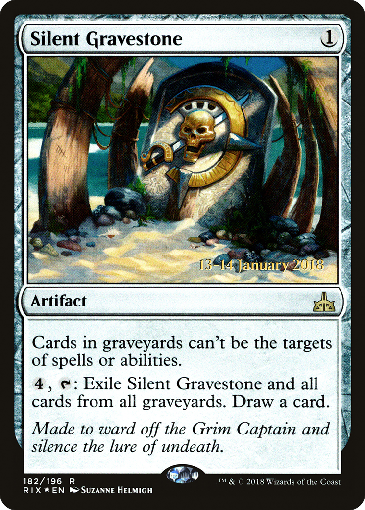 Silent Gravestone (PRE-182S) (Foil)