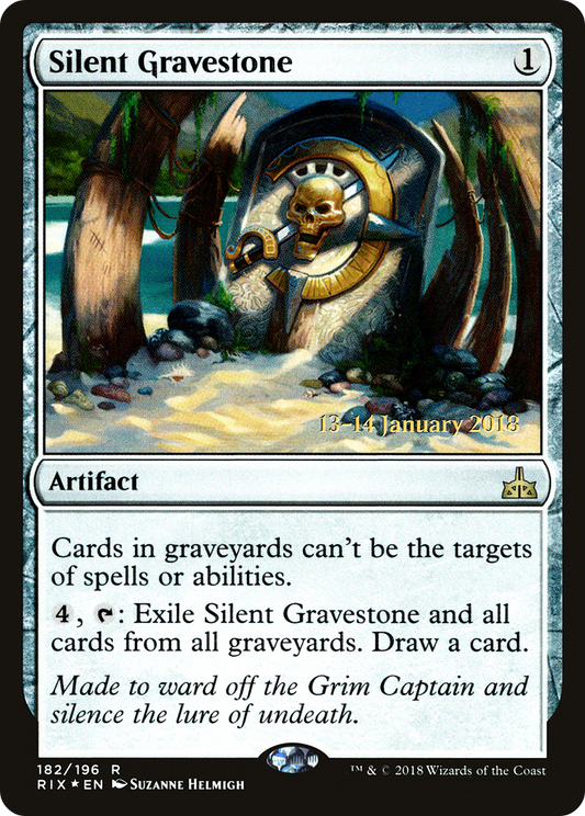 Silent Gravestone (PRE-182S) (Foil)