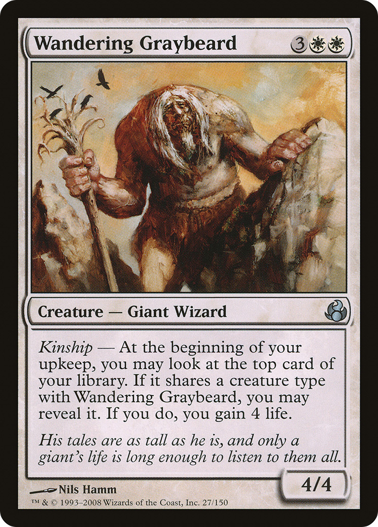 Wandering Graybeard (MOR-027) (Foil)