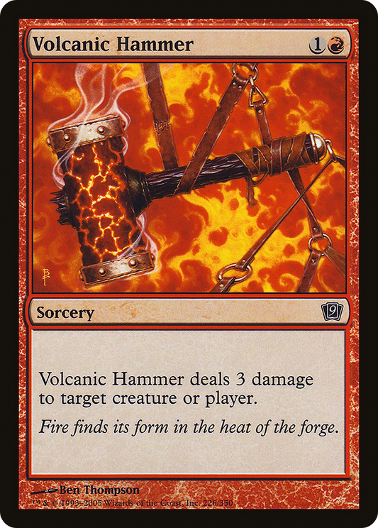 Volcanic Hammer (9ED-226★) (Foil)