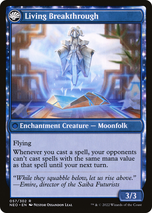 Inventive Iteration // Living Breakthrough (NEO-057) (Foil)