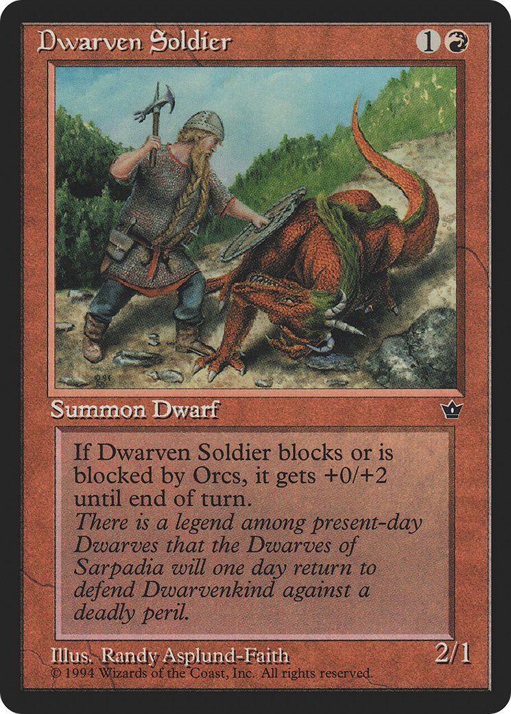 Dwarven Soldier (FEM-53B)