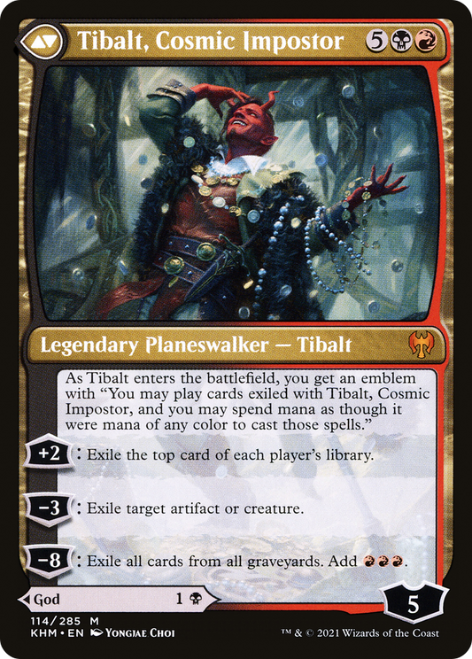 Valki, God of Lies // Tibalt, Cosmic Impostor (KHM-114) (Foil)