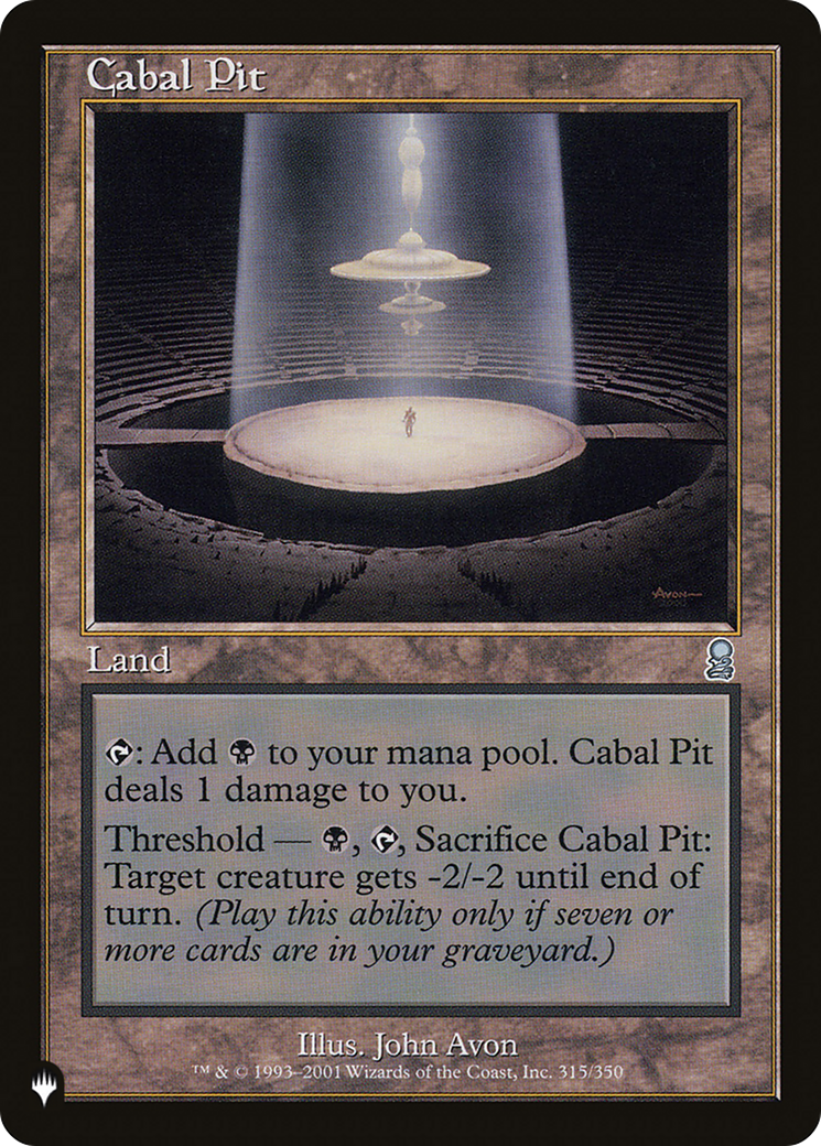 Cabal Pit (LIST-ODY-315)