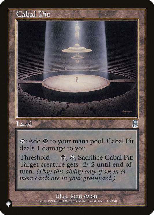 Cabal Pit (LIST-ODY-315)