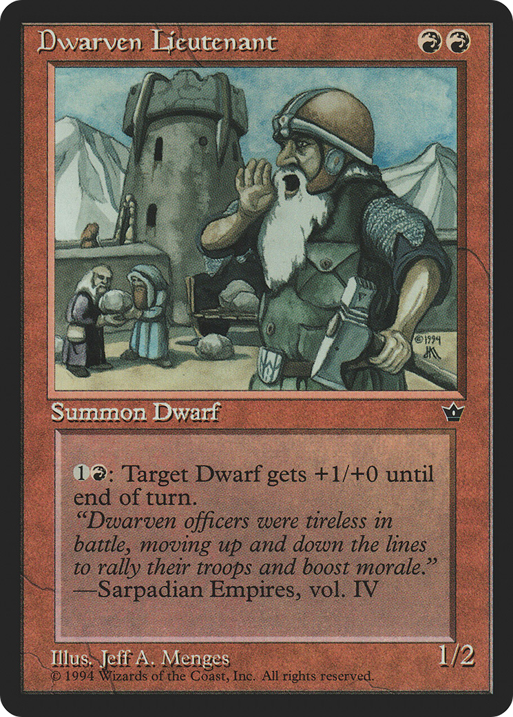Dwarven Lieutenant (FEM-052)