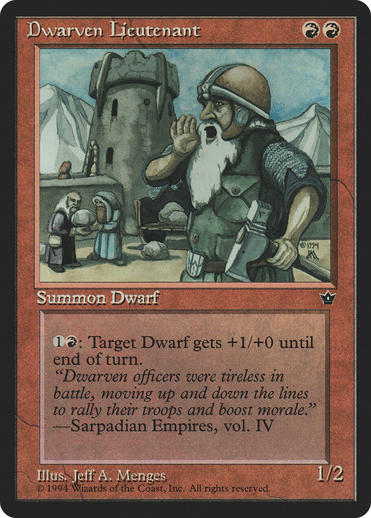 Dwarven Lieutenant (FEM-052)