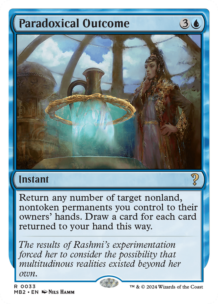 Paradoxical Outcome (MB2-033)
