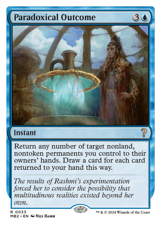 Paradoxical Outcome (MB2-033)