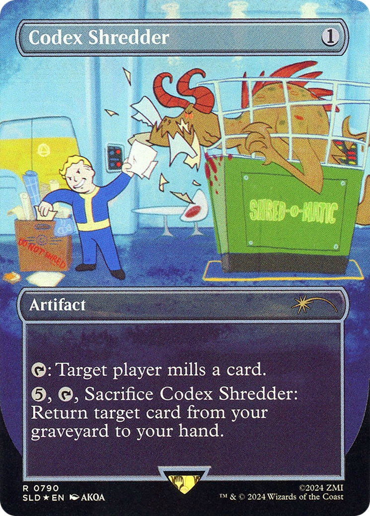 Codex Shredder (SLD-790★) (Borderless) (Foil)