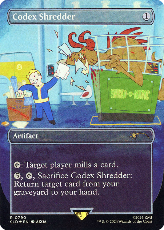 Codex Shredder (SLD-790★) (Borderless) (Foil)