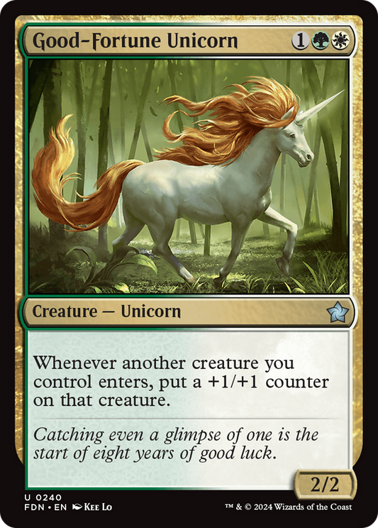 Good-Fortune Unicorn (FDN-240) (Foil)