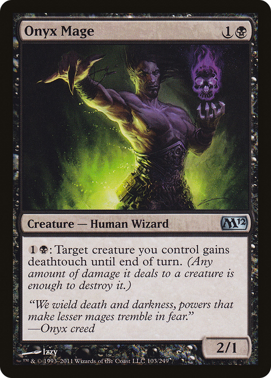 Onyx Mage (M12-103) (Foil)