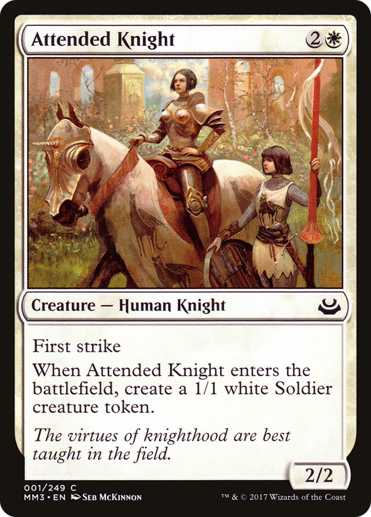 Attended Knight (MM3-001) (Foil)