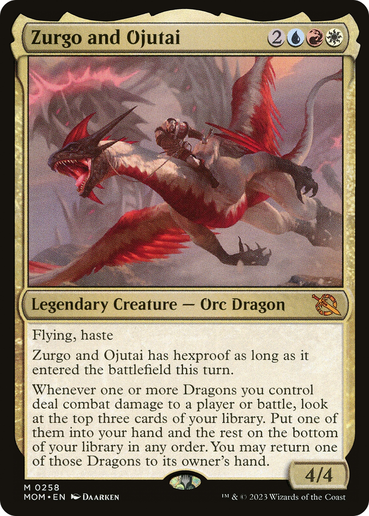 Zurgo and Ojutai (MOM-258) (Foil)