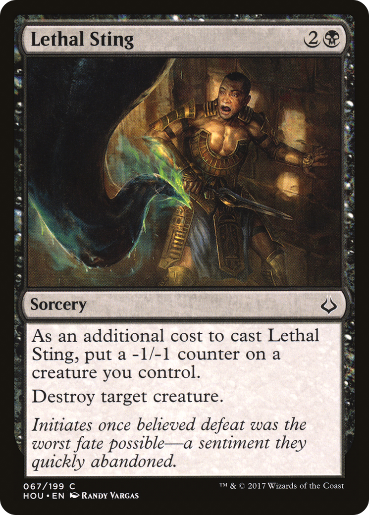 Lethal Sting (HOU-067) (Foil)