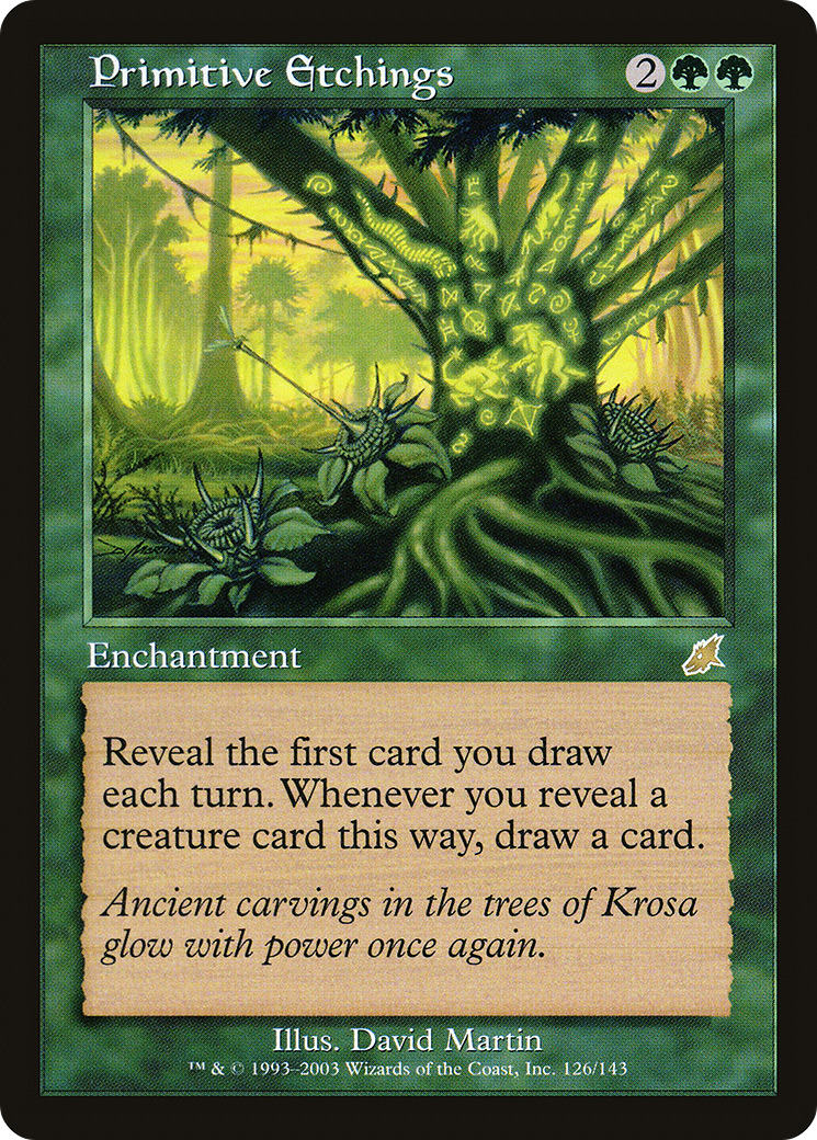Primitive Etchings (SCG-126) (Foil)