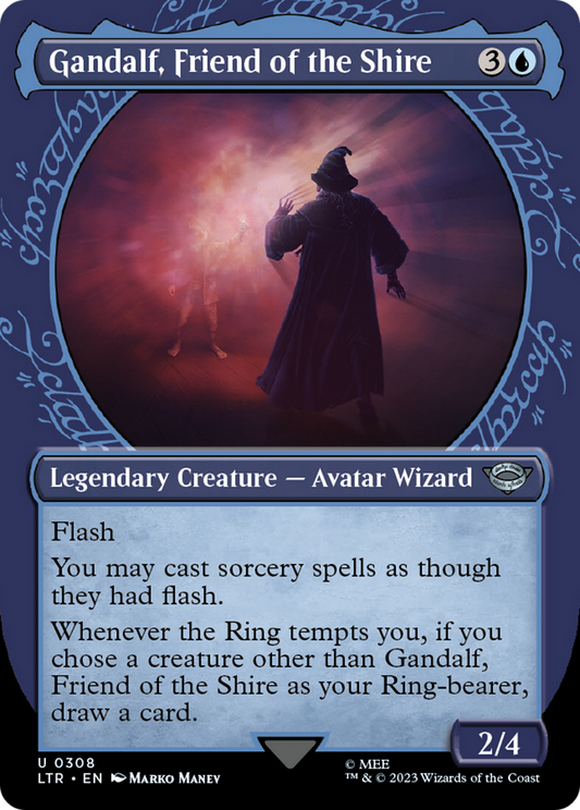 Gandalf, Friend of the Shire (LTR-308) (Showcase) (Borderless)