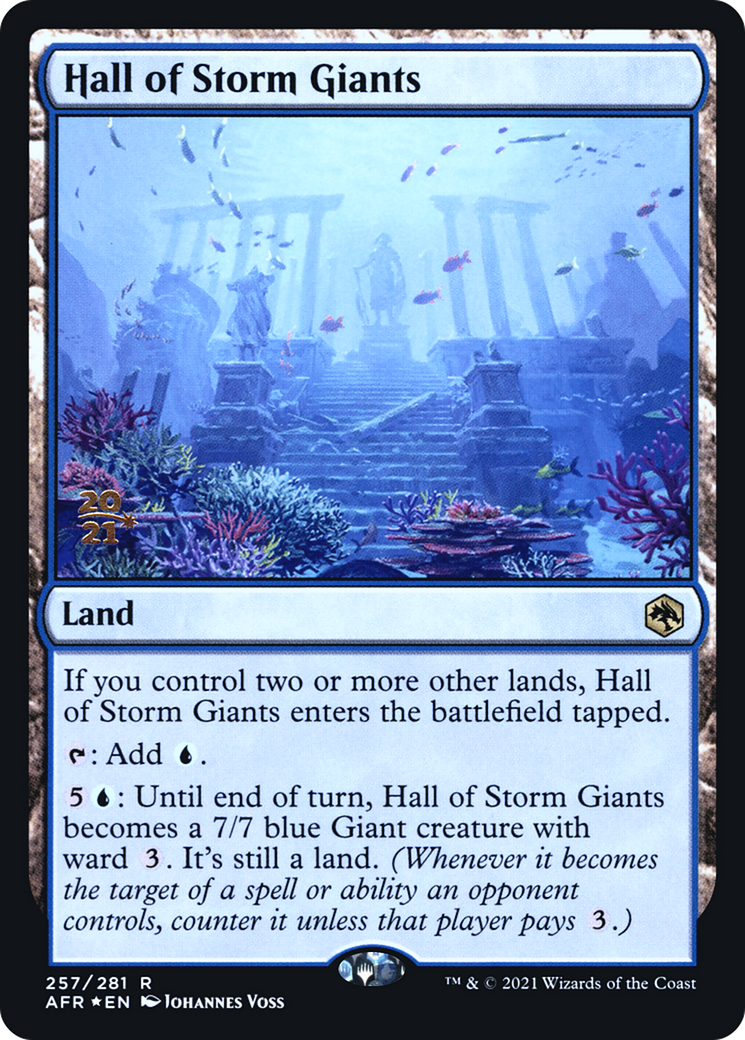 Hall of Storm Giants (PRE-257S) (Foil)