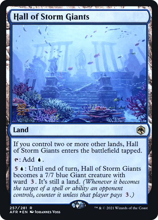 Hall of Storm Giants (PRE-257S) (Foil)