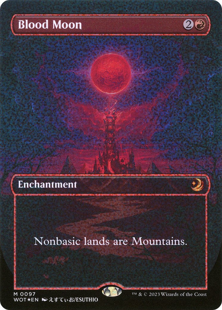 Blood Moon (WOT-097) (Borderless) (Confetti Foil)