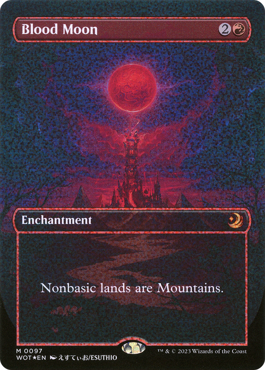 Blood Moon (WOT-097) (Borderless) (Confetti Foil)