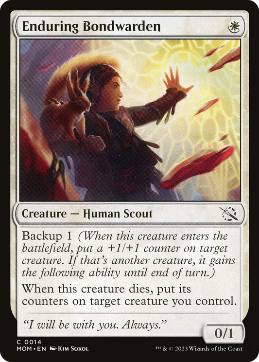 Enduring Bondwarden (MOM-014) (Foil)