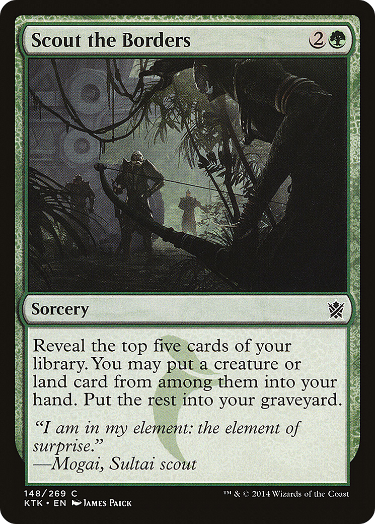 Scout the Borders (KTK-148) (Foil)