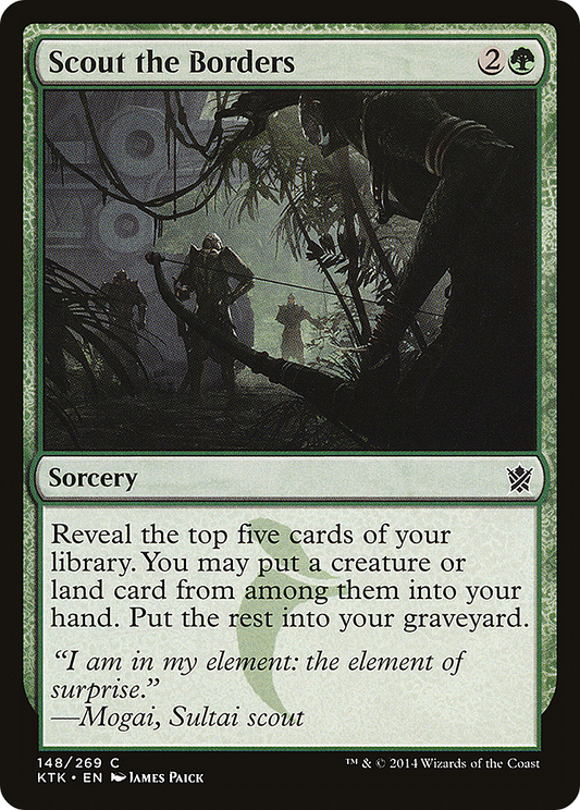 Scout the Borders (KTK-148) (Foil)