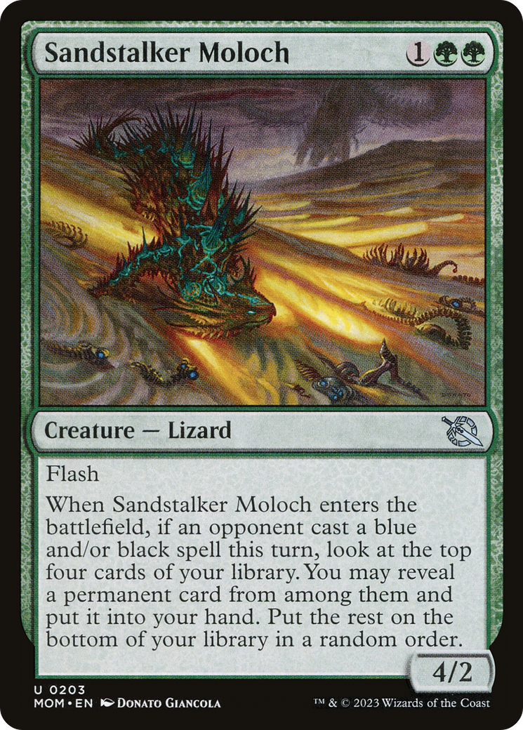 Sandstalker Moloch (MOM-203) (Foil)