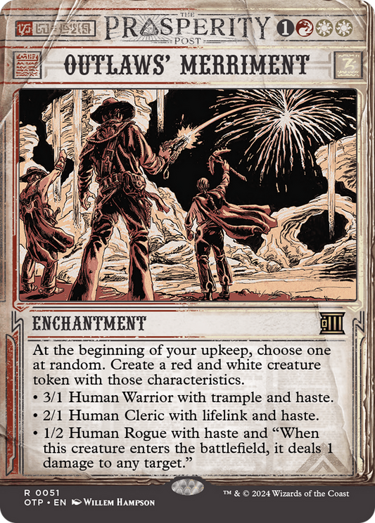 Outlaws' Merriment (OTP-051) (Showcase) (Borderless) (Foil)