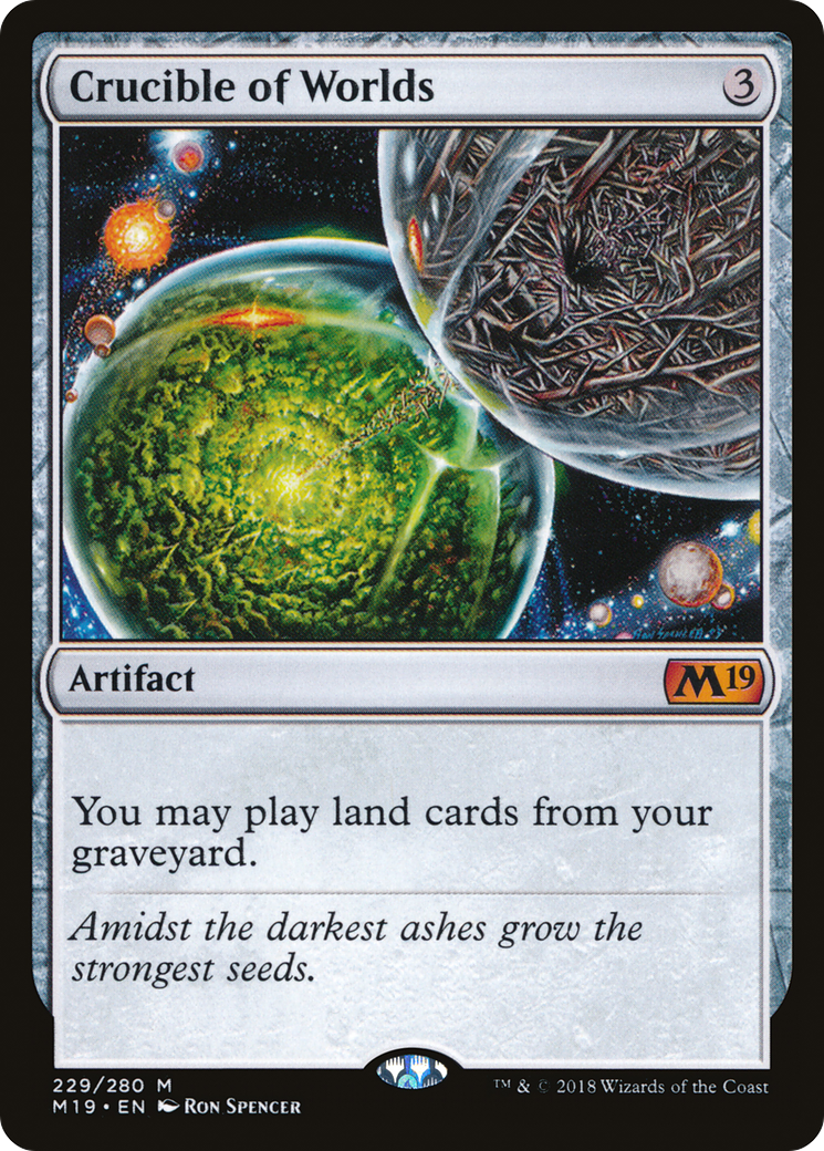 Crucible of Worlds (M19-229) (Foil)